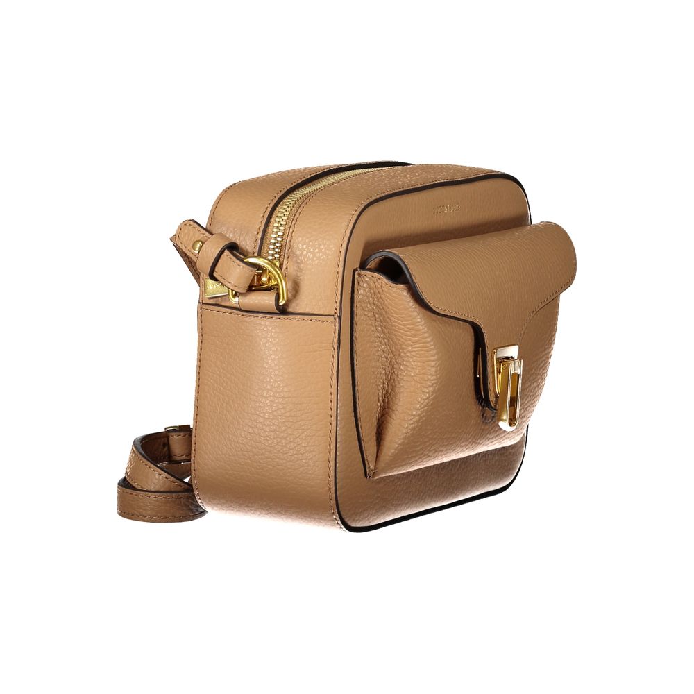 Coccinelle Brown Leather Women Handbag - Beat Soft Bag