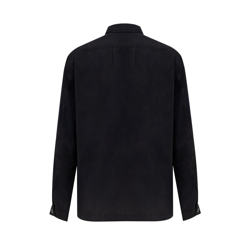 Tom Ford Black Lyocell Shirt with Maxi Pockets