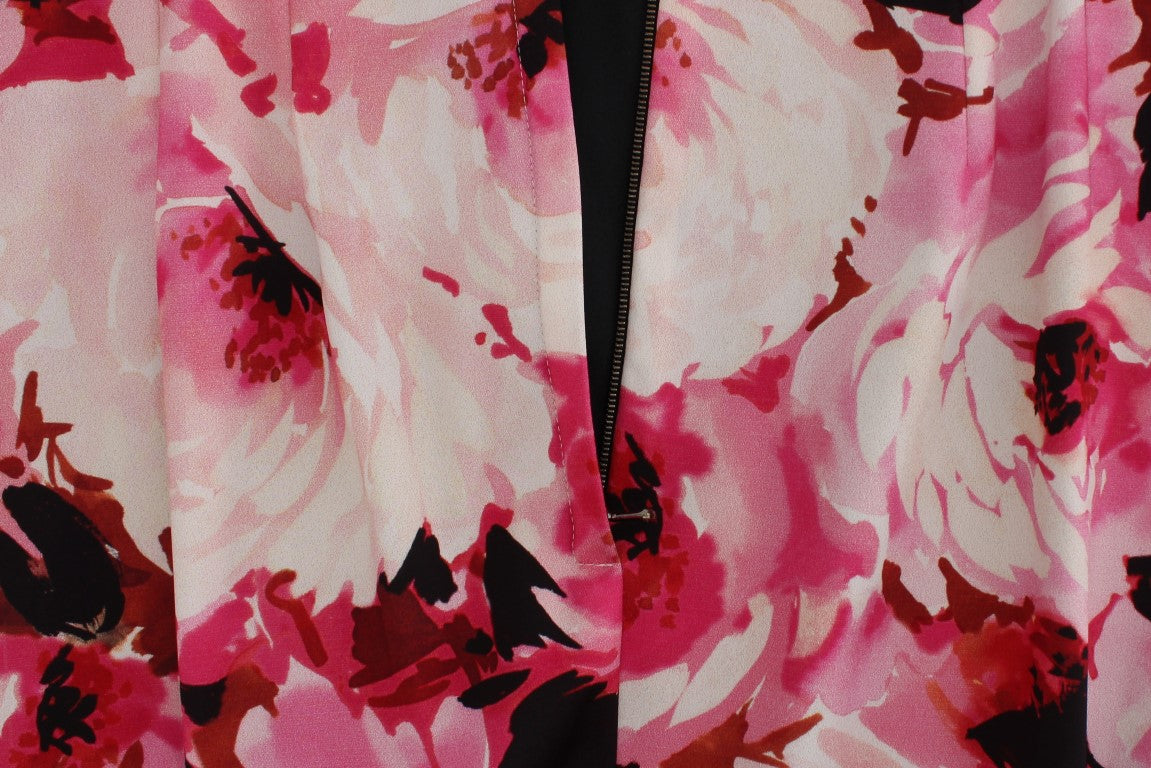 - Floral Elegance Sheath Long Dress