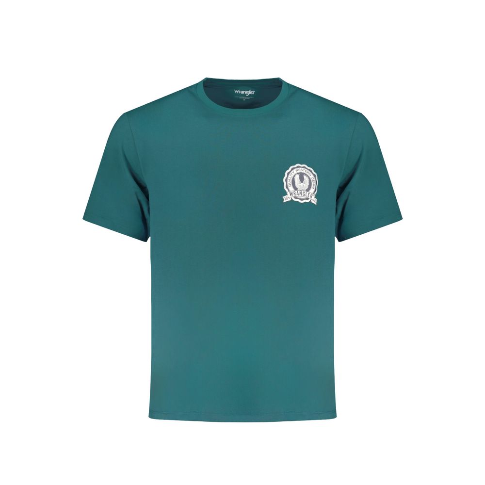 Wrangler Green Cotton T-Shirt - Classic Graphic Tee