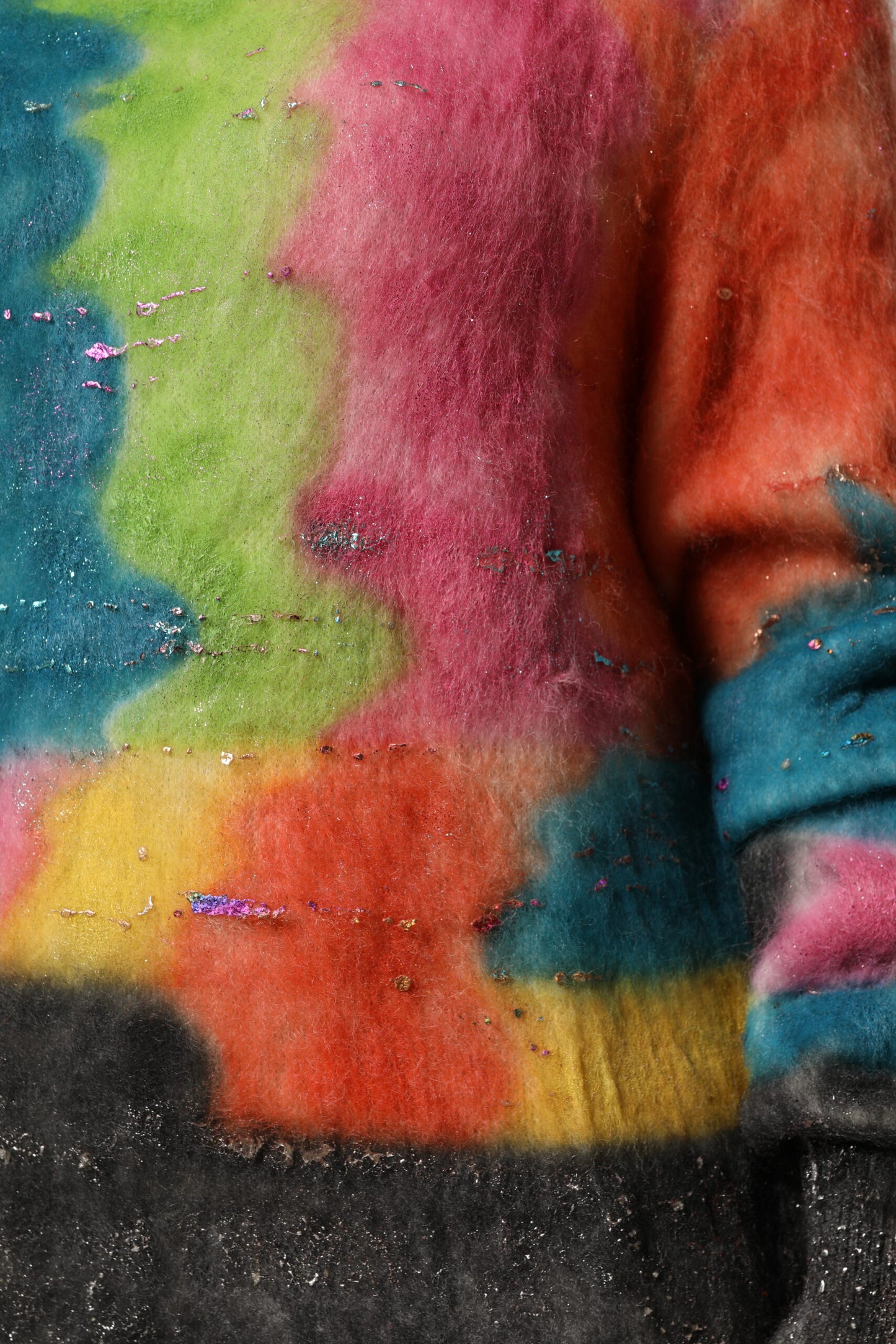 Dolce & Gabbana Multicolour Mohair Turtleneck Jumper
