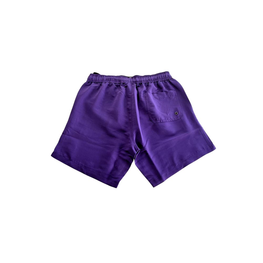 Trussardi Beachwear Purple Swim Shorts