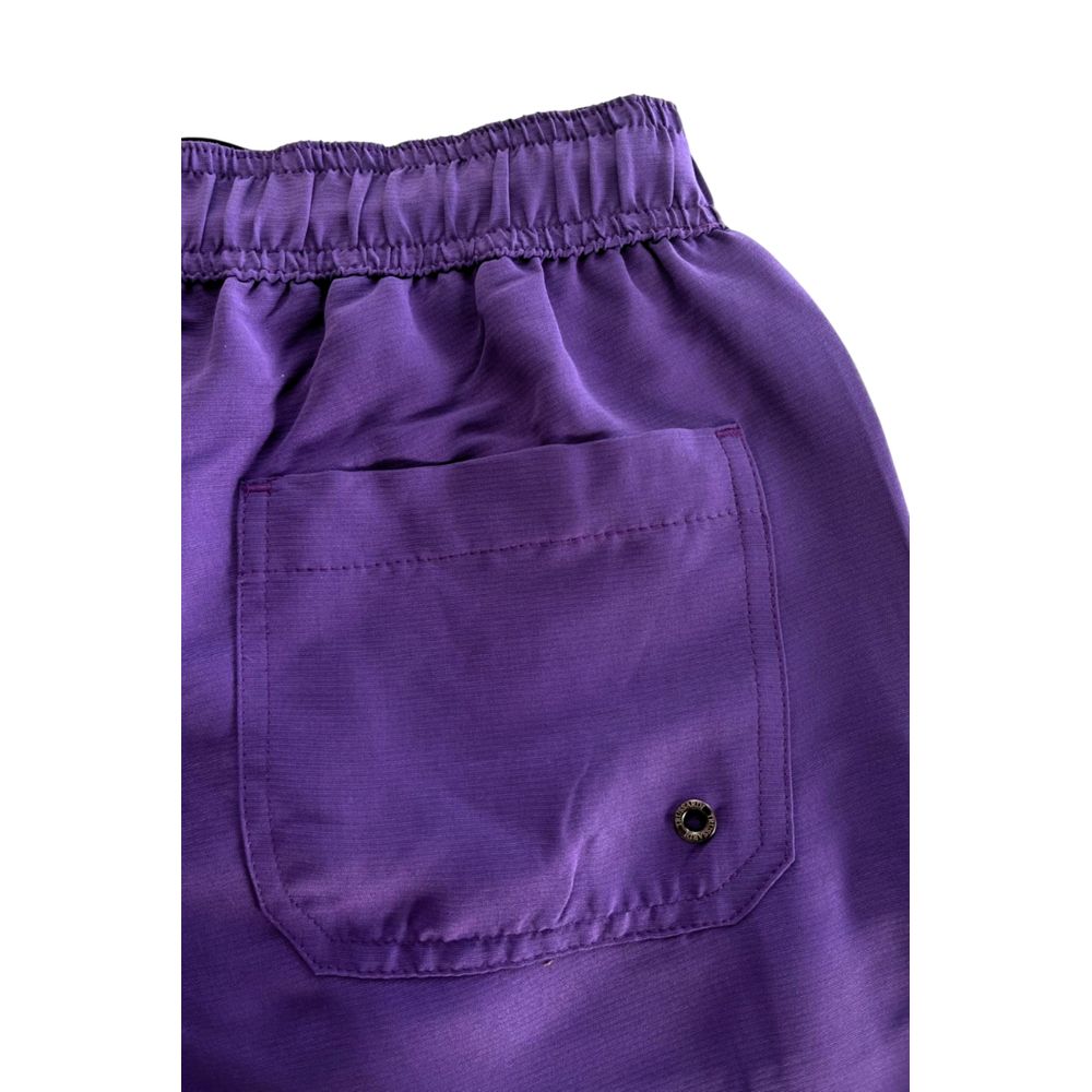 Trussardi Beachwear Purple Swim Shorts