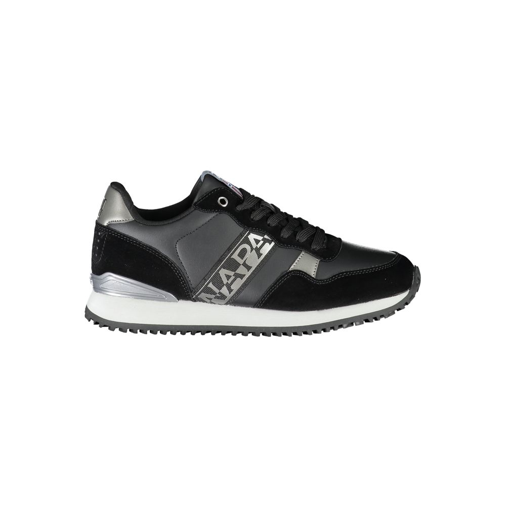Napapijri Chic Black Lace-Up Sneakers