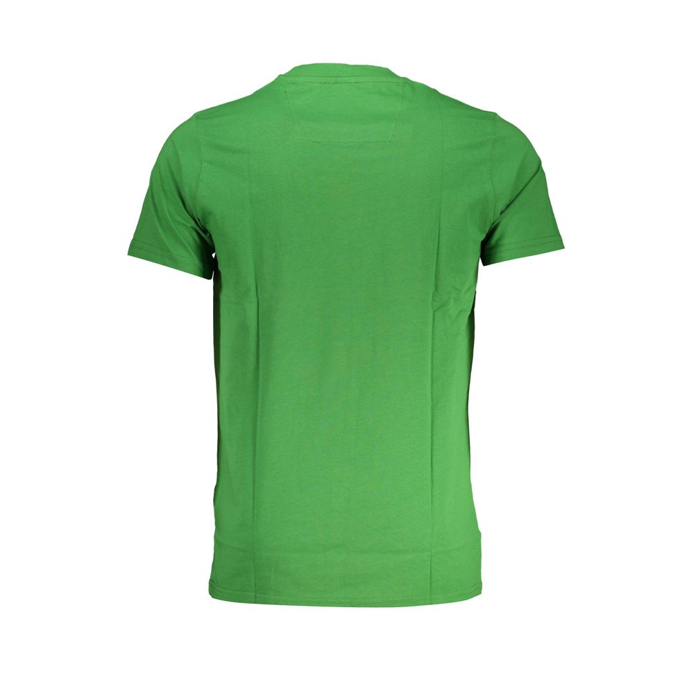 Cavalli Class Bold Green Cotton T-Shirt
