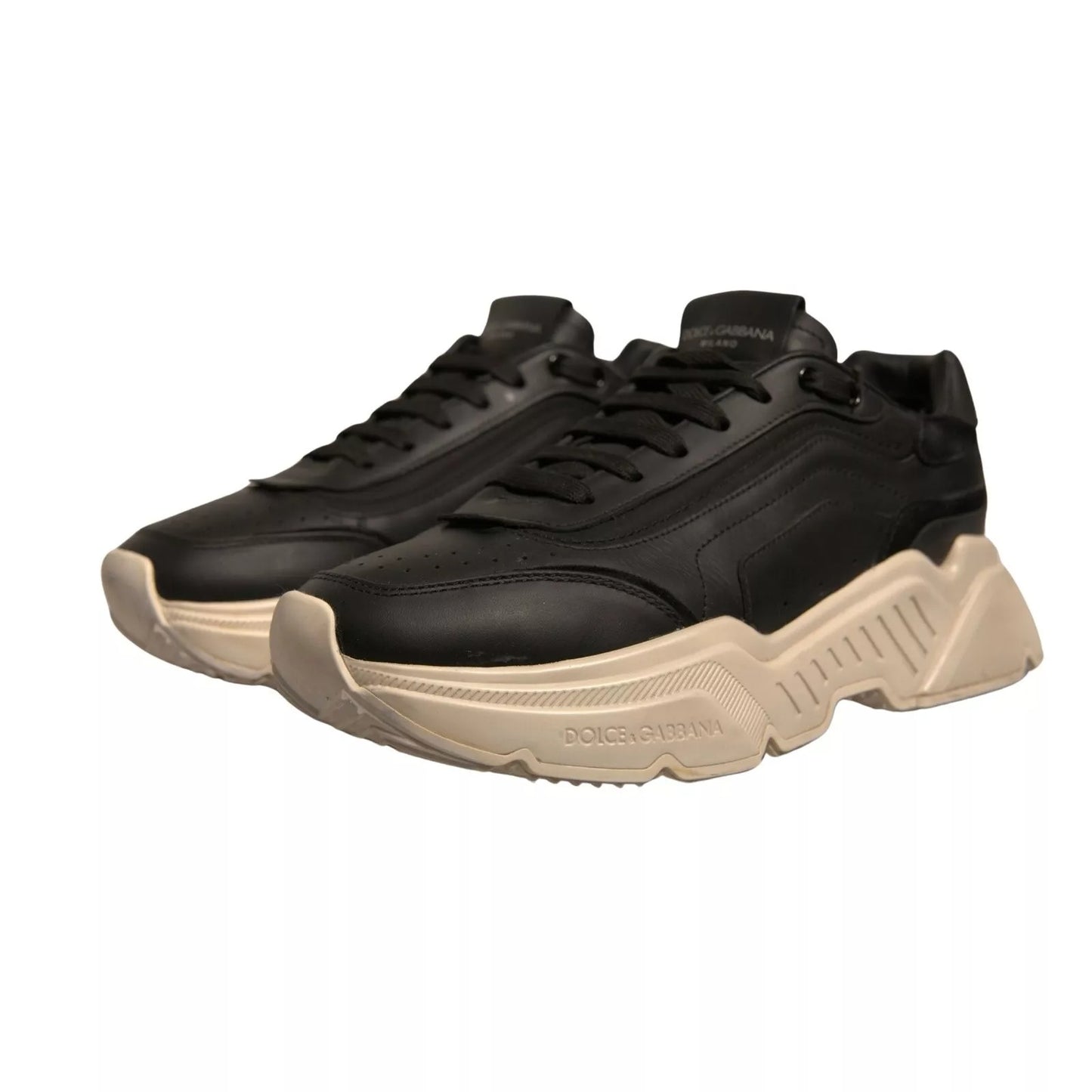 Dolce & Gabbana Daymaster Low Top Sneakers in Black and White