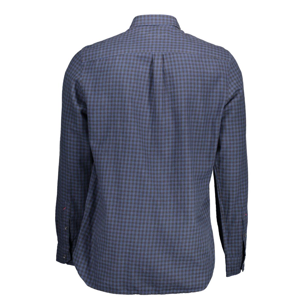 U.S. POLO ASSN. Blue Cotton Men Shirt - Timeless Elegance Meets Comfort