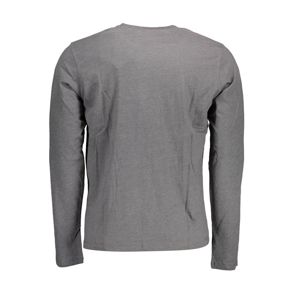 U.S. POLO ASSN. Grey Cotton Men T-Shirt