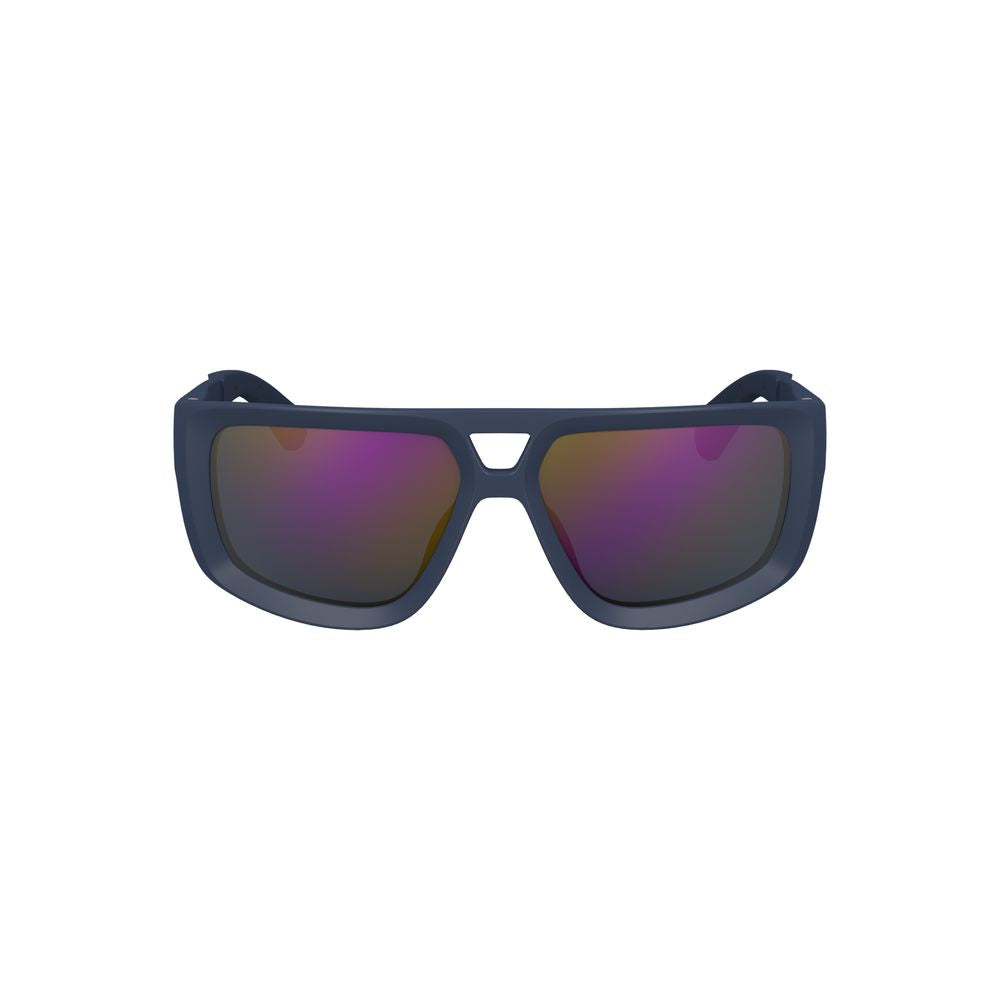 Calvin Klein Blue Plastic Square Sunglasses – 60mm