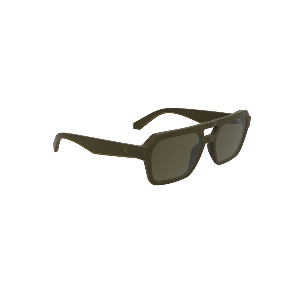 Calvin Klein Brown Bio Based Fabric Sunglasses
