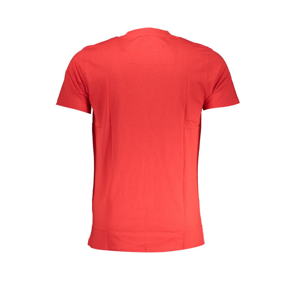 Cavalli Class Red Cotton T-Shirt - Bold Urban Chic