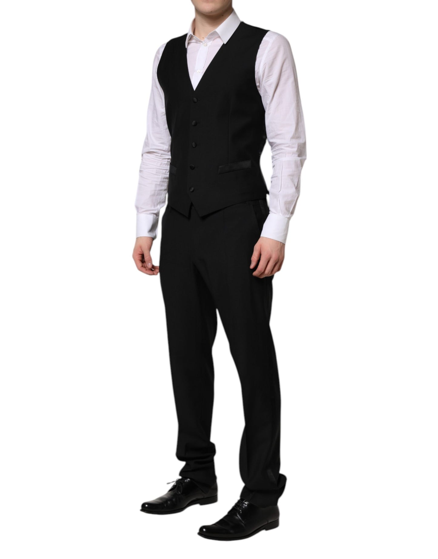 Dolce & Gabbana Black MARTINI Crystal Embellished 3-Piece Suit