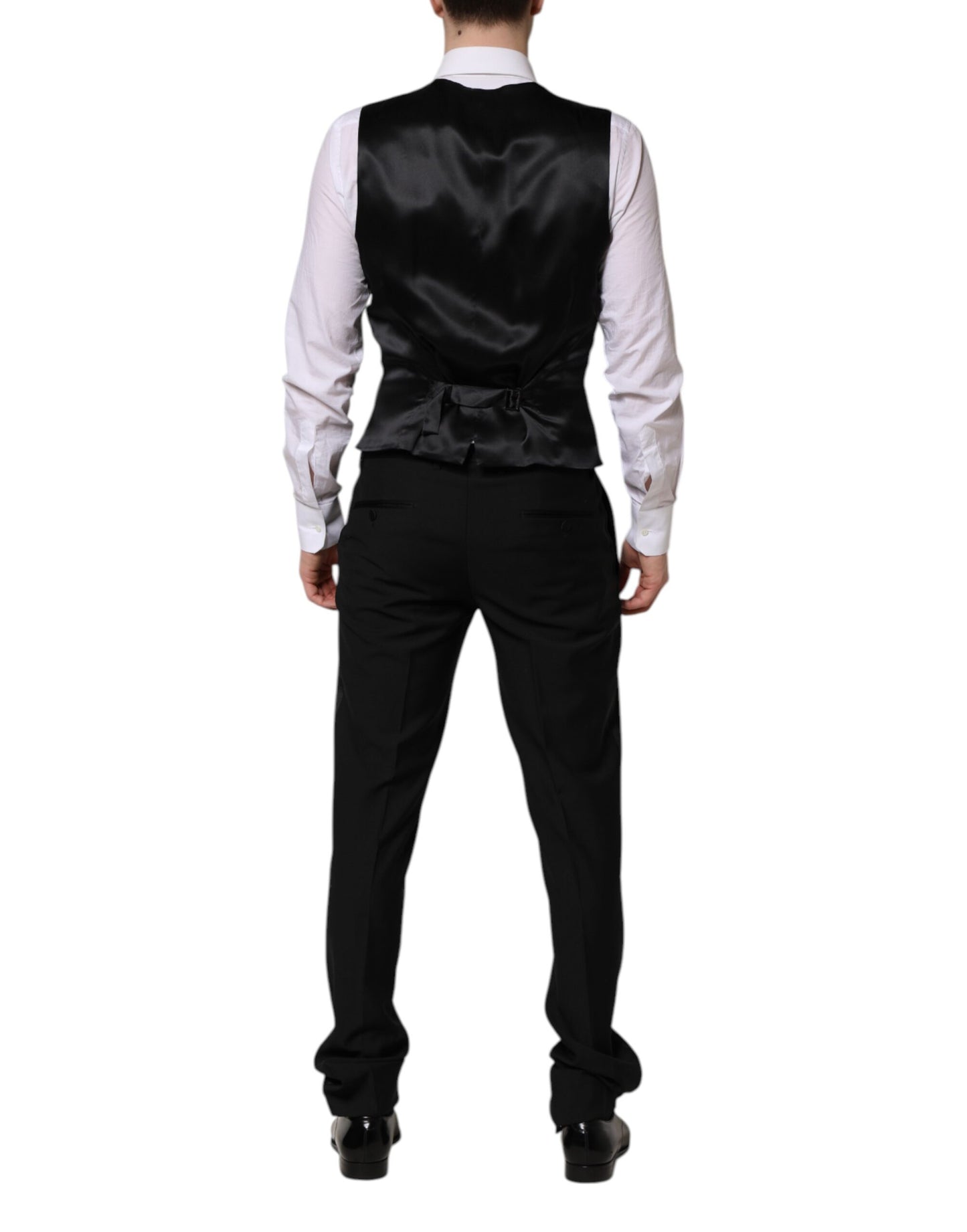 Dolce & Gabbana Black MARTINI Crystal Embellished 3-Piece Suit