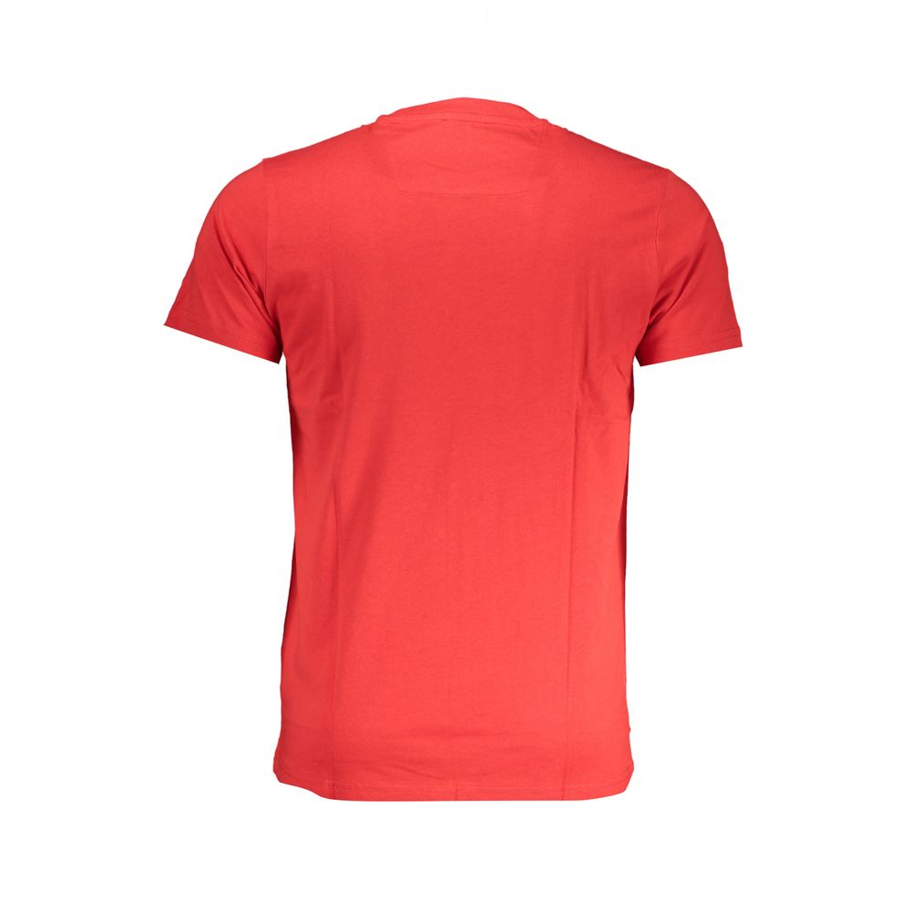 Cavalli Class Red Cotton T-Shirt - Striking Style Meets Comfort