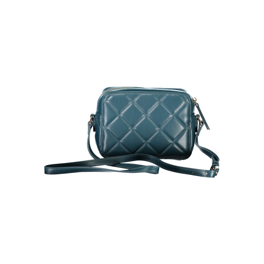 Mario Valentino Green Smooth Leather Shoulder Handbag