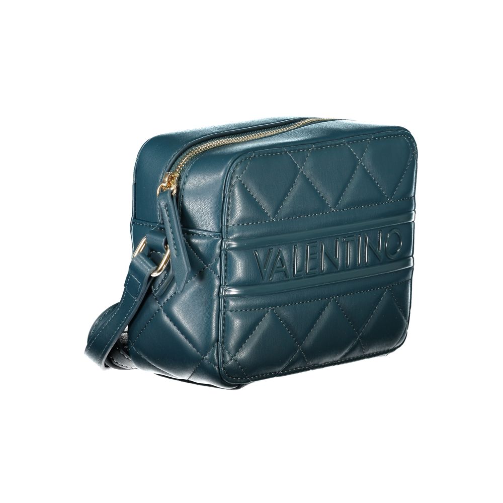 Mario Valentino Green Smooth Leather Shoulder Handbag