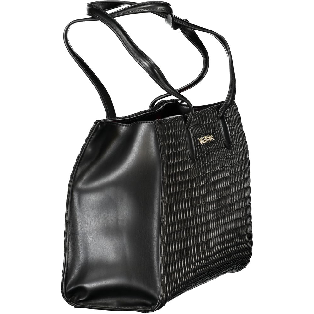 Mario Valentino Black Eco-Friendly Polyethylene Shoulder Bag