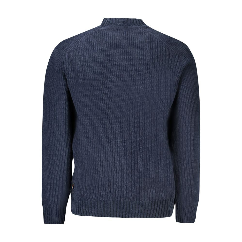 Hugo Boss Blue Cotton Men's Sweater