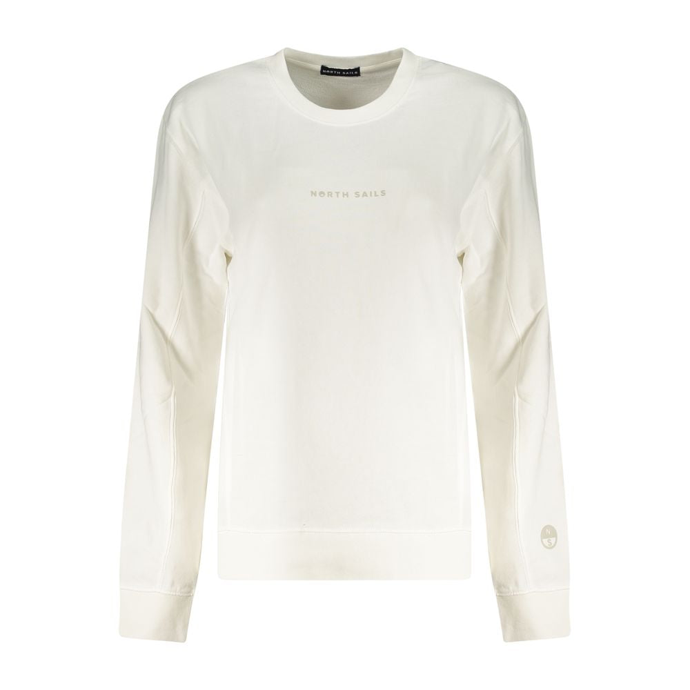 North Sails Women's White Cotton Hoodie