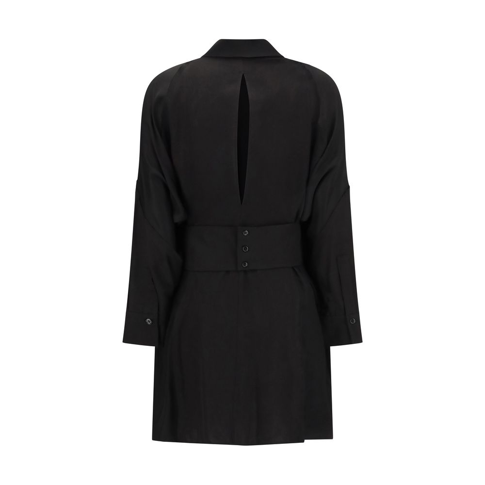 PINKO Short Chemisier Dress – Contemporary Elegance Meets Edgy Design