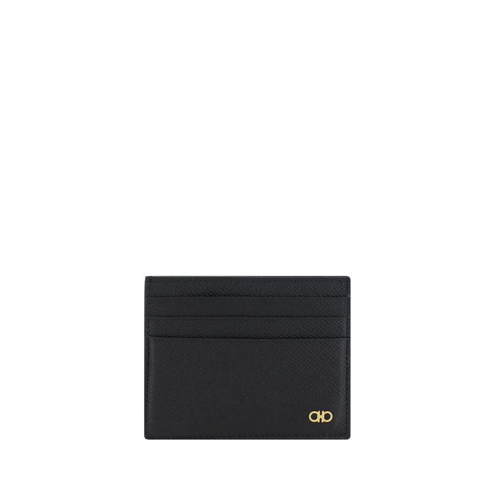 Ferragamo Leather Card Holder - Timeless Elegance