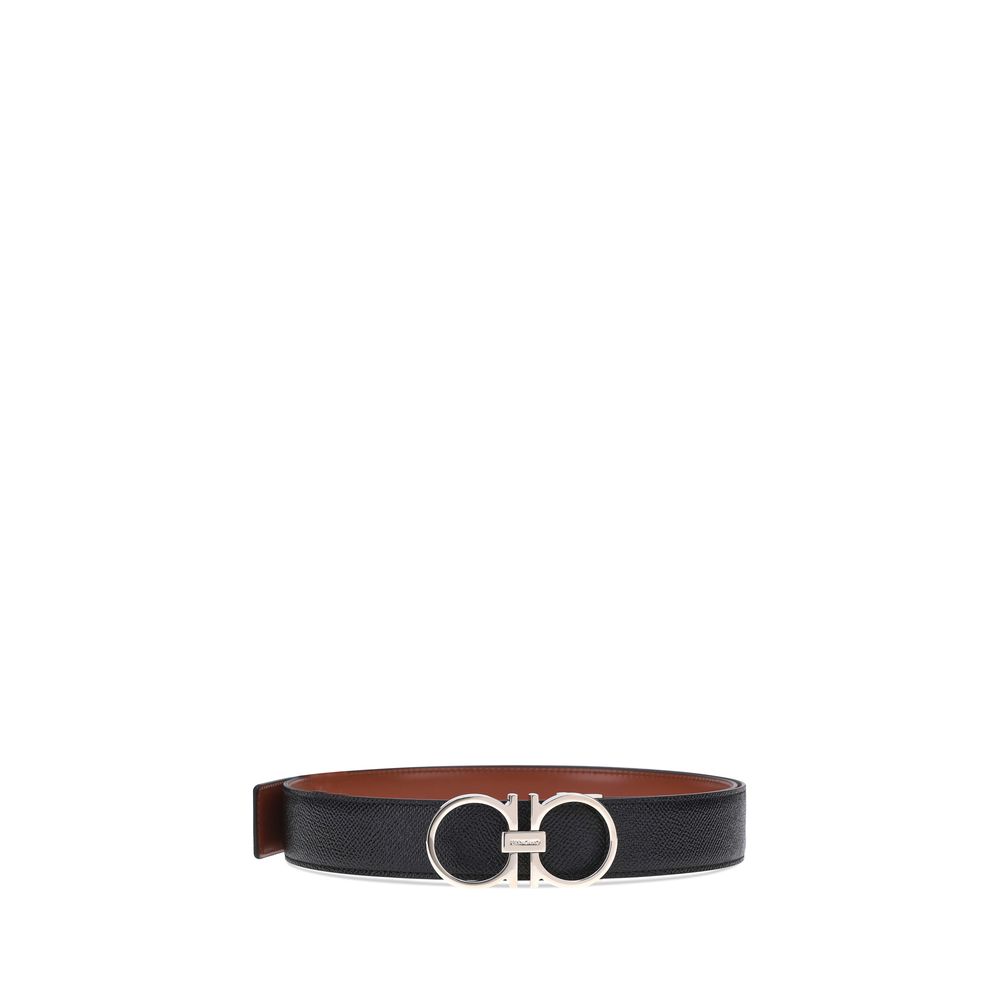 Ferragamo Reversible Gancini Leather Belt
