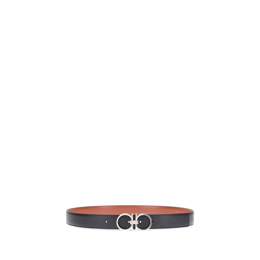 Ferragamo Reversible Gancini Leather Belt