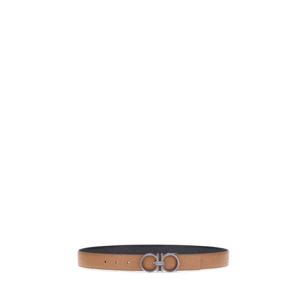 Ferragamo Gancini Reversible Leather Belt
