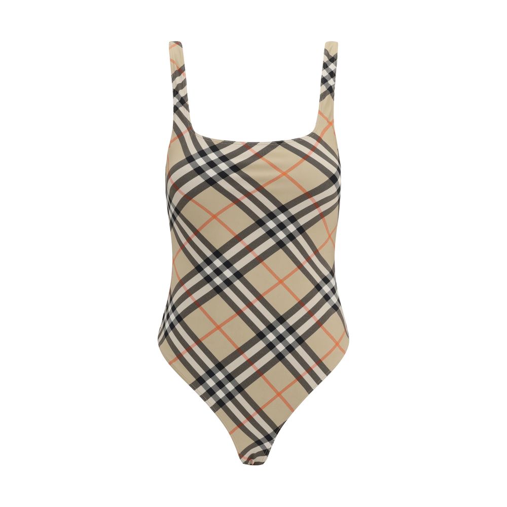 Burberry Check One Piece Swimsuit