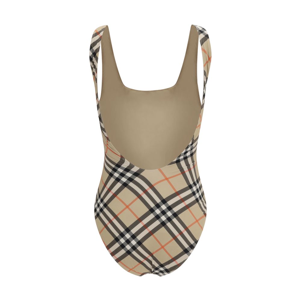 Burberry Check One Piece Swimsuit