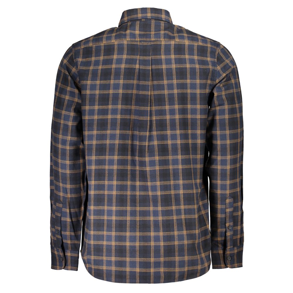 Timberland Blue Cotton Tartan Shirt