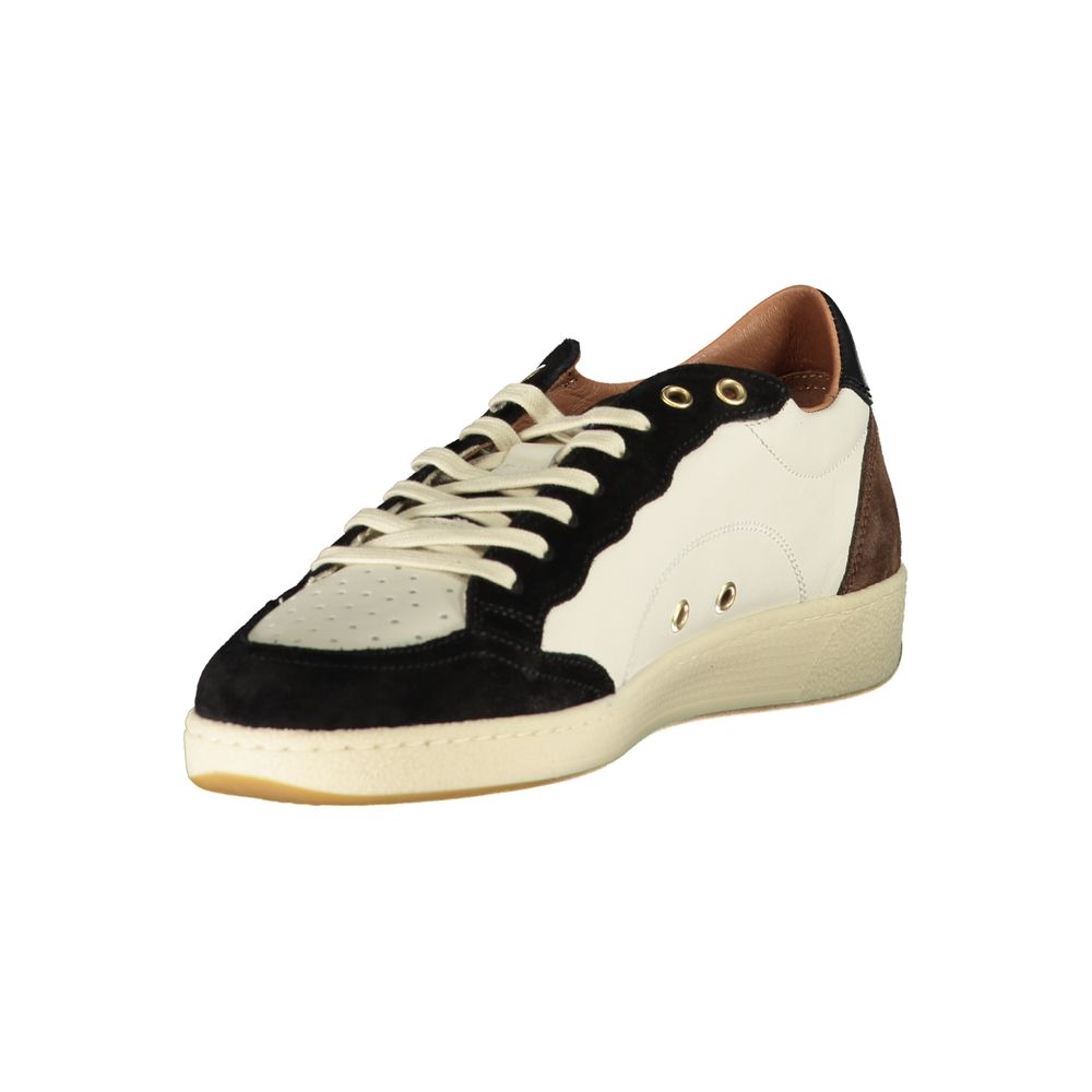 Blauer White Polyester Sports Sneakers