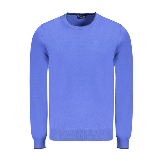 North Sails Blue Cotton Men Sweater - Effortlessly Stylish Comfort