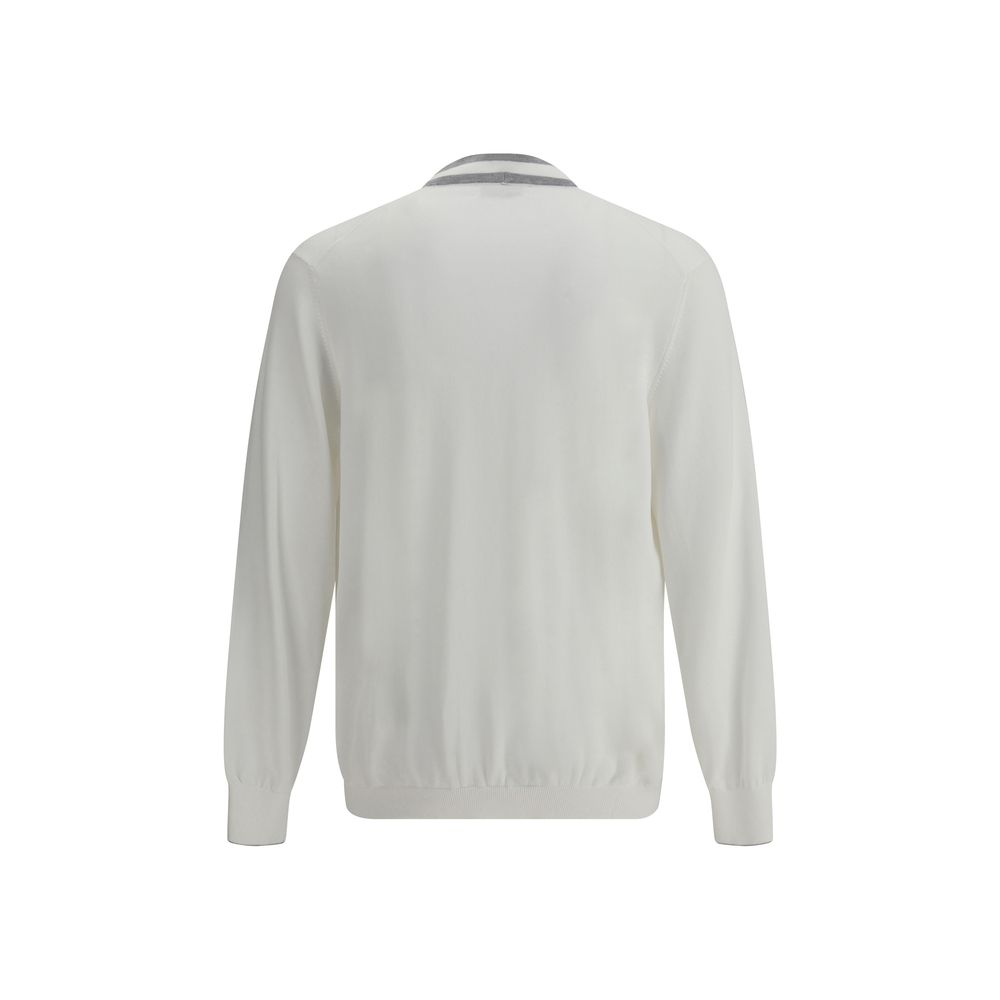 Brunello Cucinelli V-Neck Cotton Cardigan
