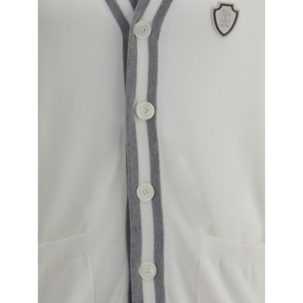 Brunello Cucinelli V-Neck Cotton Cardigan
