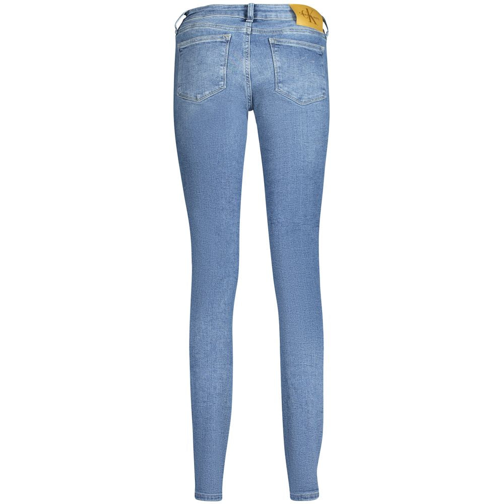 Calvin Klein Blue Cotton Jeans