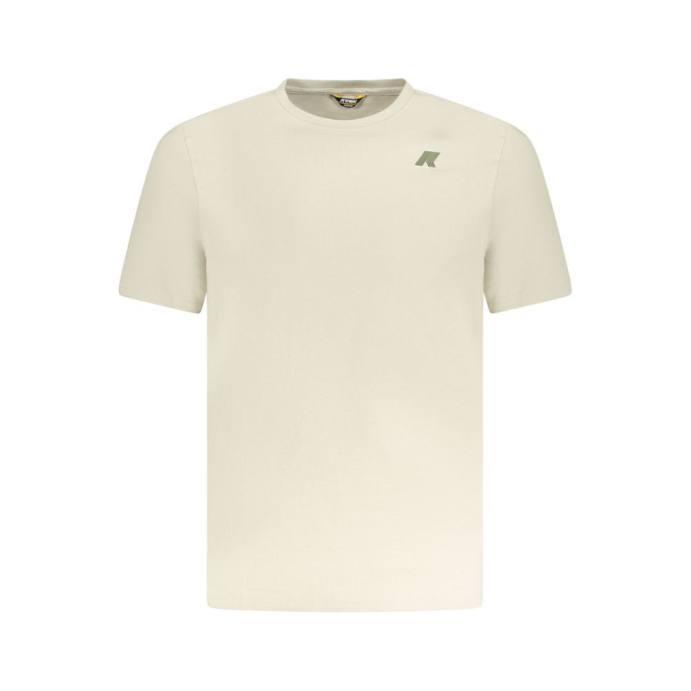 K-WAY Beige Cotton T-Shirt - Stylish and Comfortable