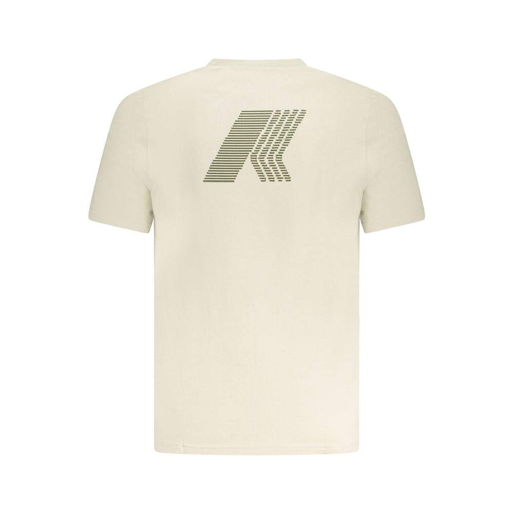 K-WAY Beige Cotton T-Shirt - Stylish and Comfortable