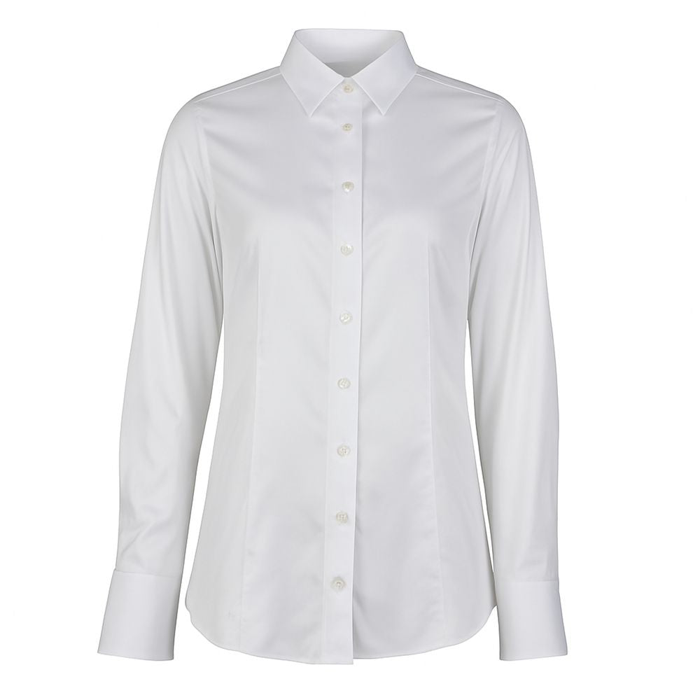 Loro Piana Women's Shirt - Made in Italy White Cotton