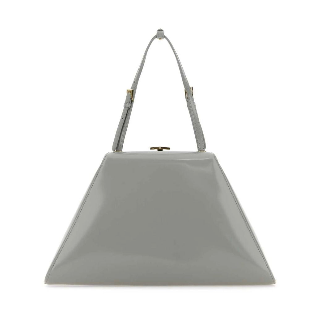 Prada Cloud Gray Leather Handbag