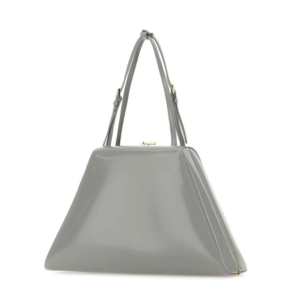 Prada Cloud Gray Leather Handbag