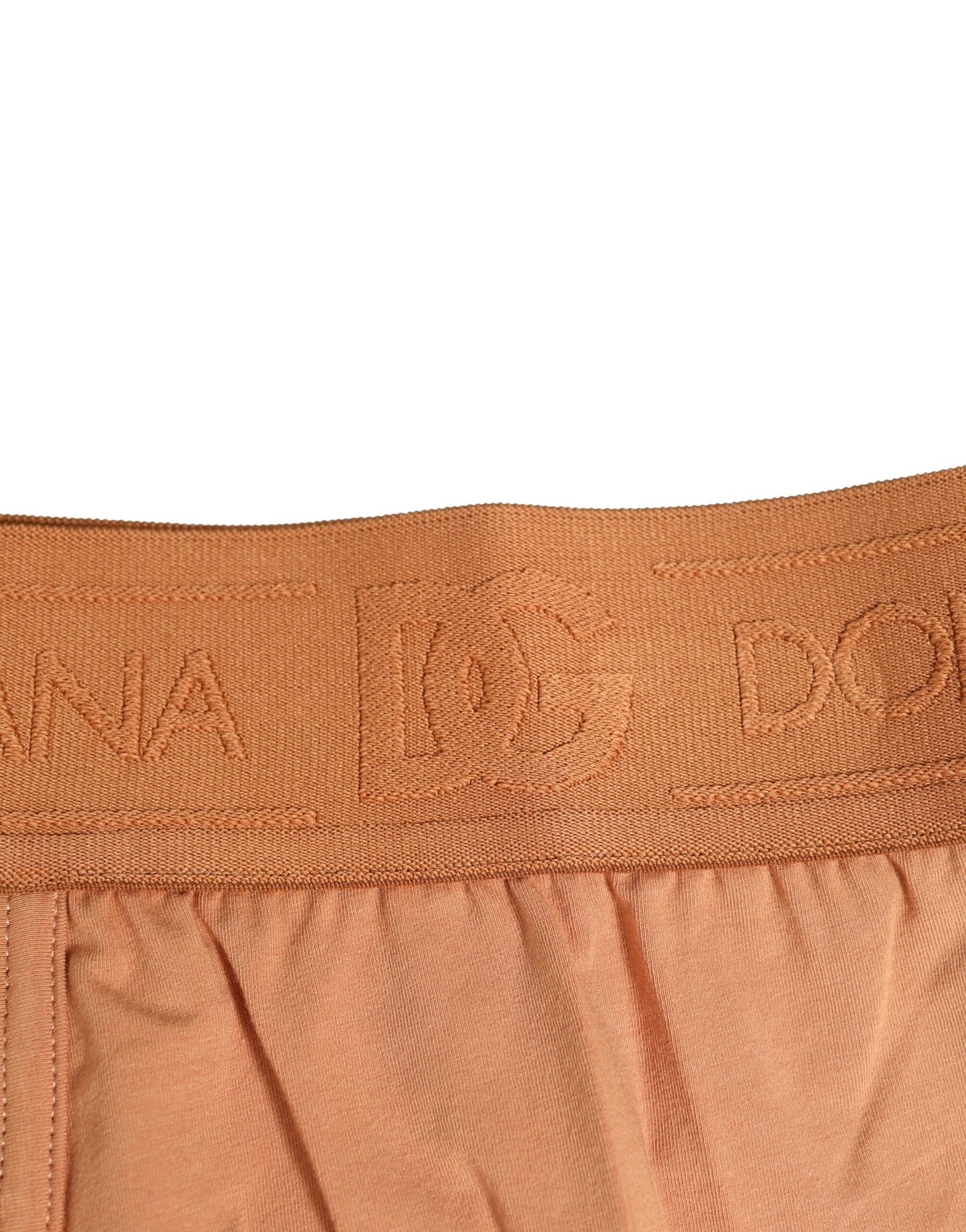 Dolce & Gabbana Brown Cotton Stretch Boxer Briefs