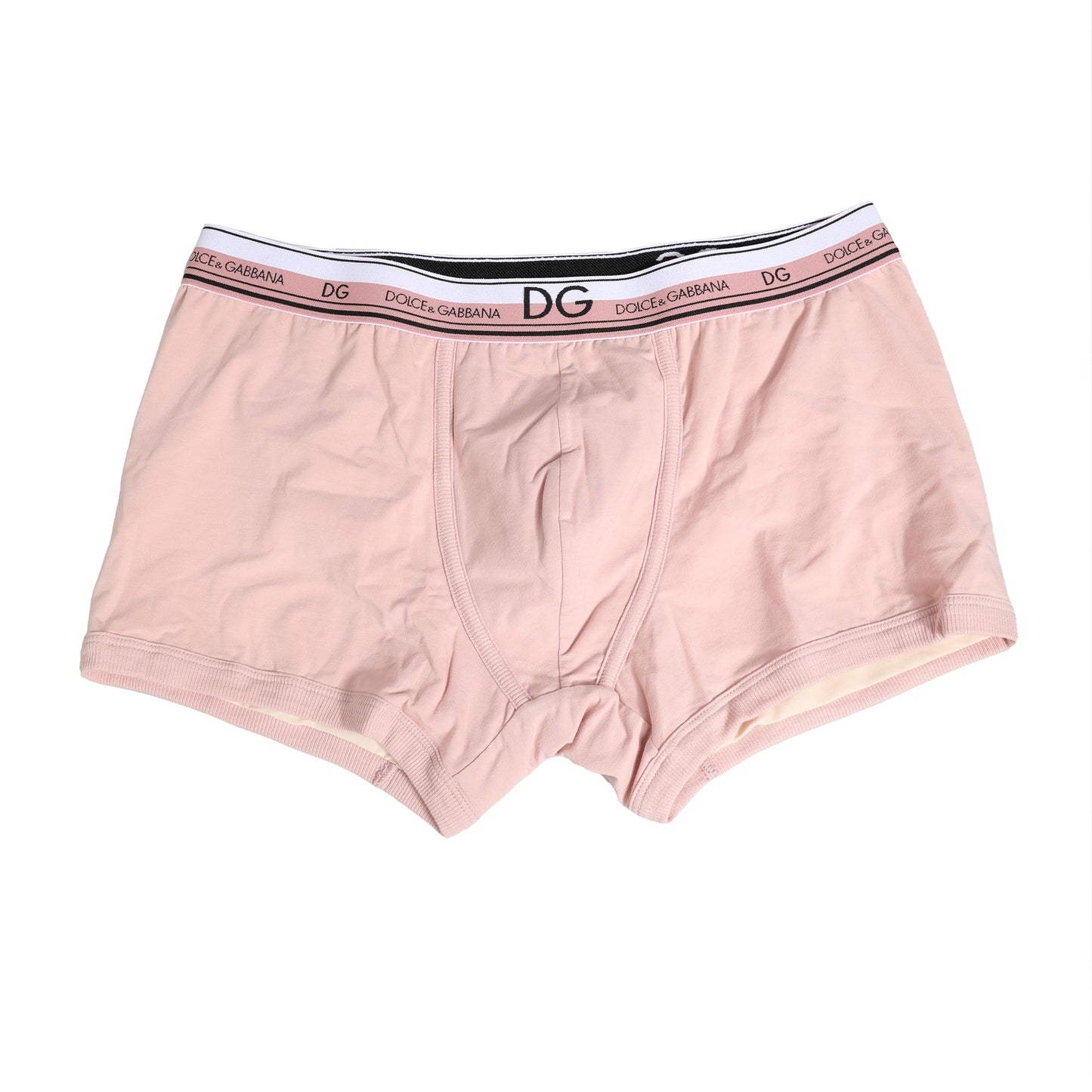 Dolce & Gabbana Peach Cotton Stretch Boxer Underwear