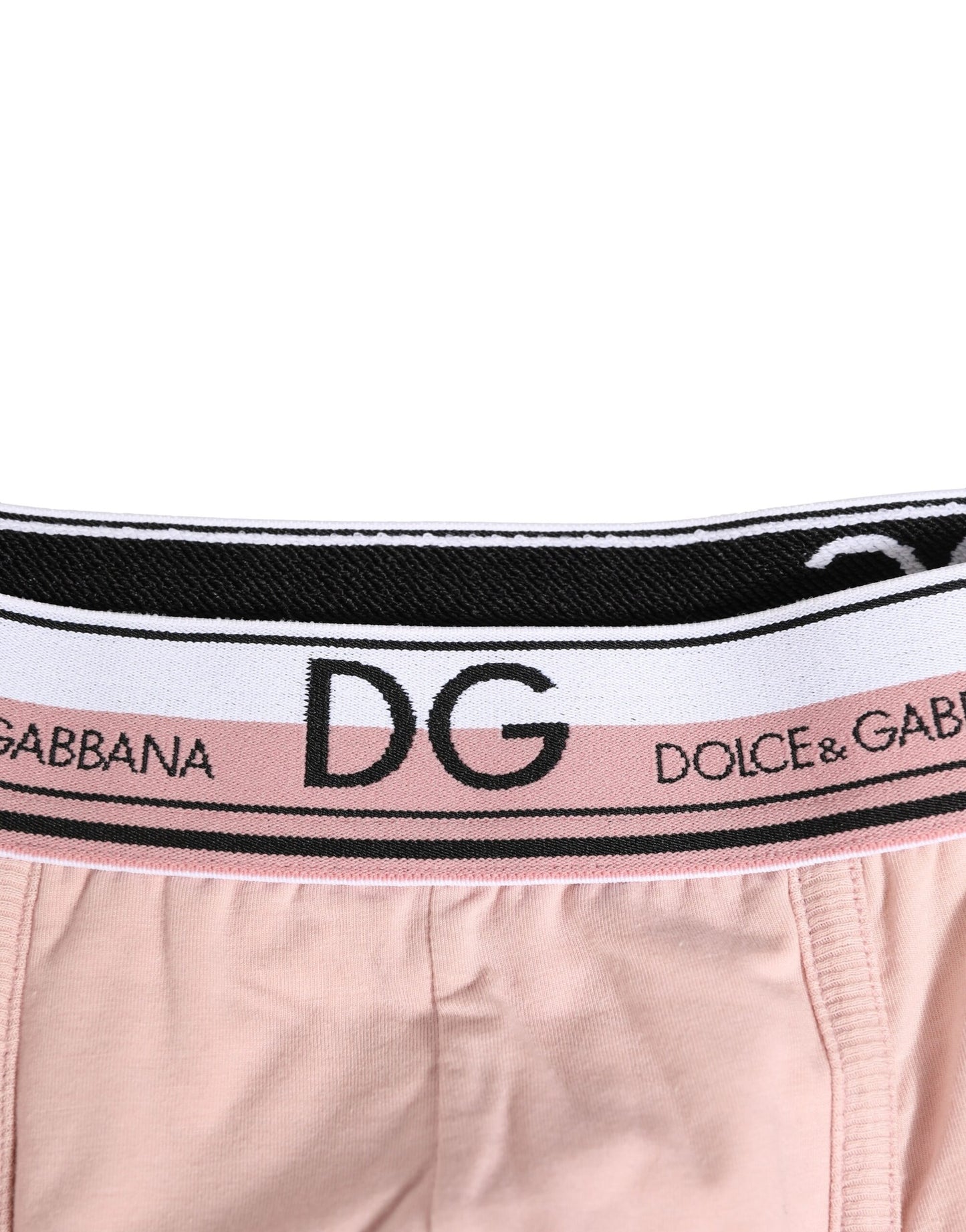 Dolce & Gabbana Peach Cotton Stretch Boxer Underwear