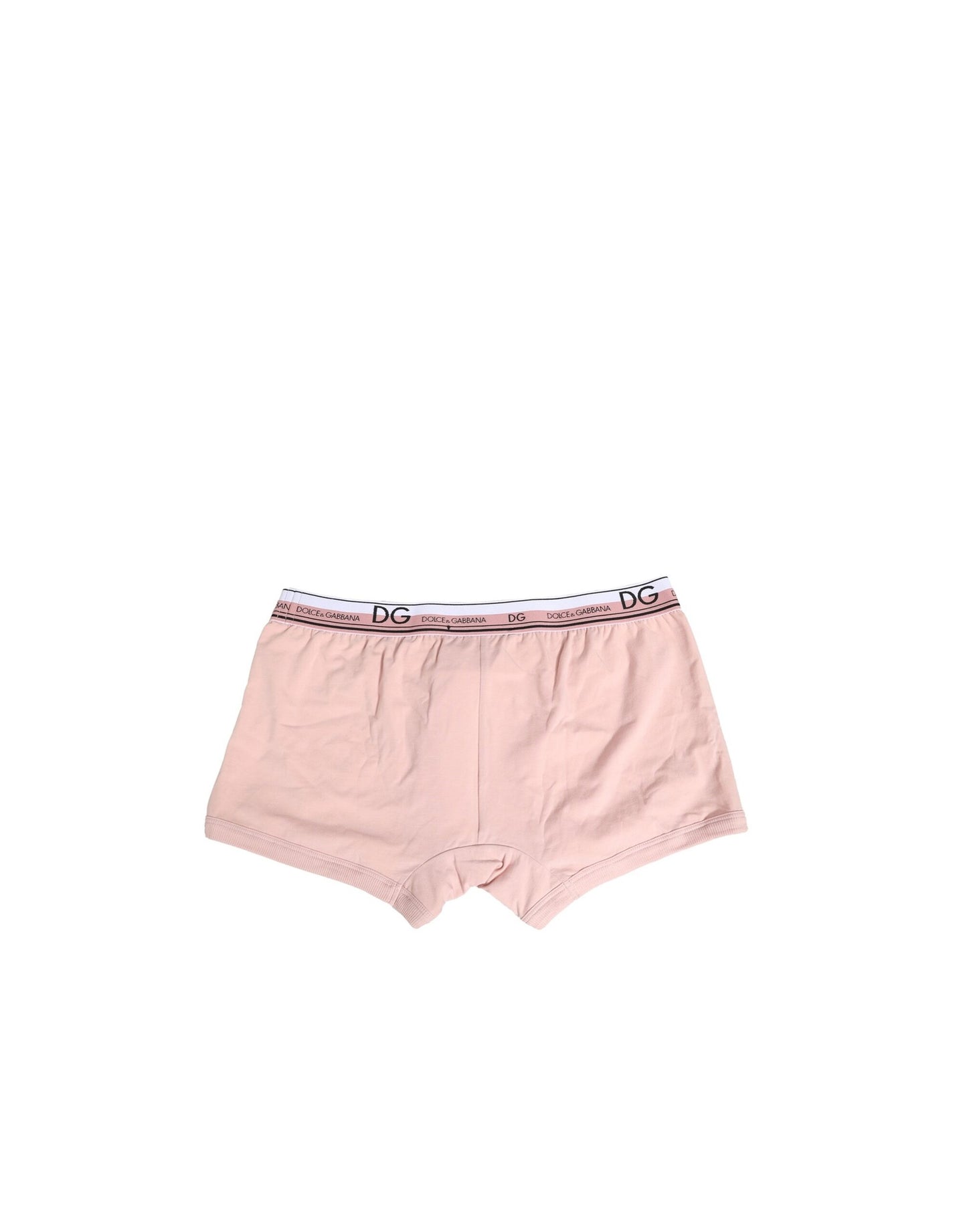 Dolce & Gabbana Peach Cotton Stretch Boxer Underwear