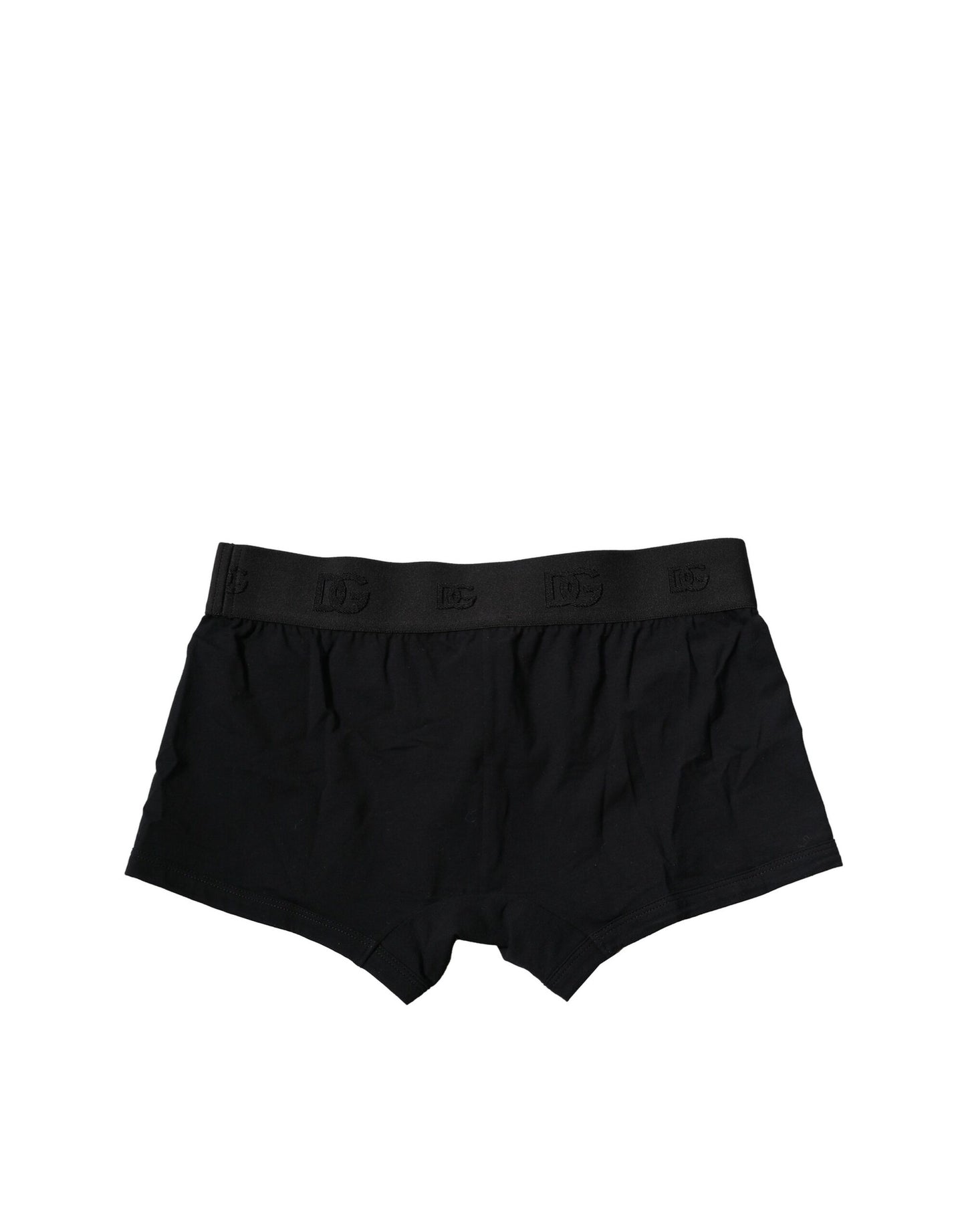 Dolce & Gabbana Black Cotton Stretch Boxer Briefs
