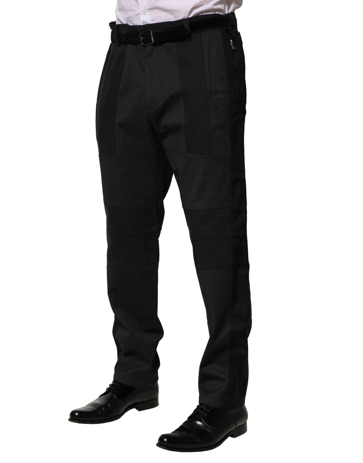 Dolce & Gabbana Black Cotton Dress Pants