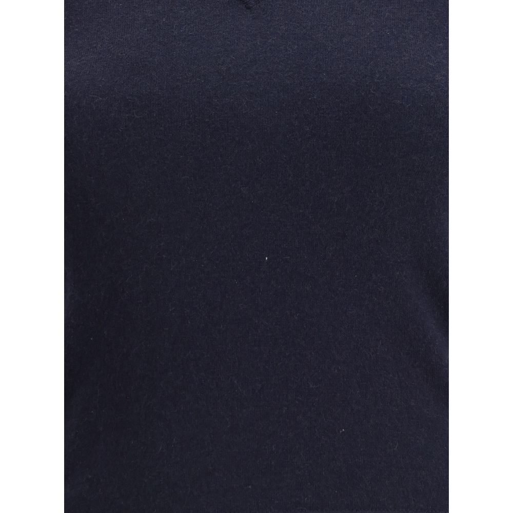 Extreme Cashmere Blue Knit T-Shirt