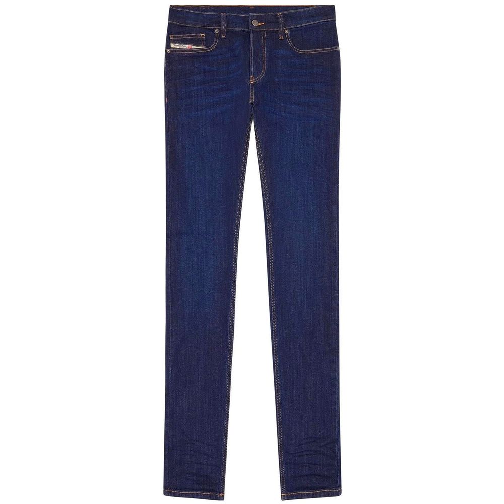 Diesel Blue Cotton Jeans - Slim Fit with Stretch