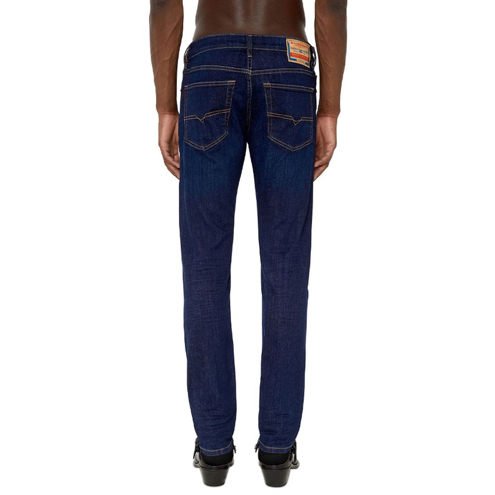 Diesel Blue Cotton Jeans - Slim Fit with Stretch
